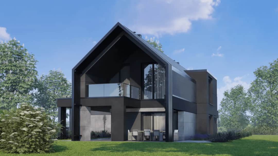 Czarna elewacja domu z czego? Odkryj najlepsze materiały i ich zalety